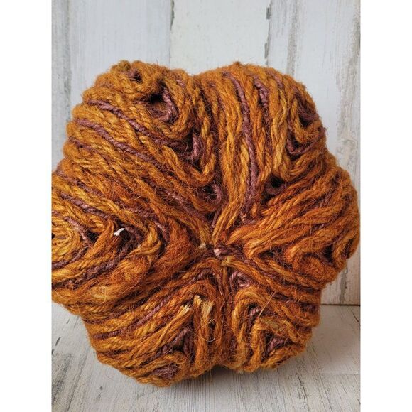 Fall pumpkin yarn country Harvest Halloween home prop decor - Picture 8 of 8